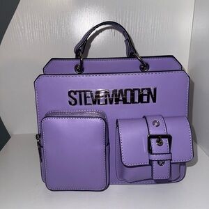 Steve Madden Lavender Satchel Bag